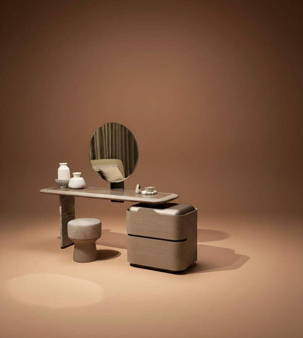 طقم غرفة نوم فاخرة على طراز اللوفت