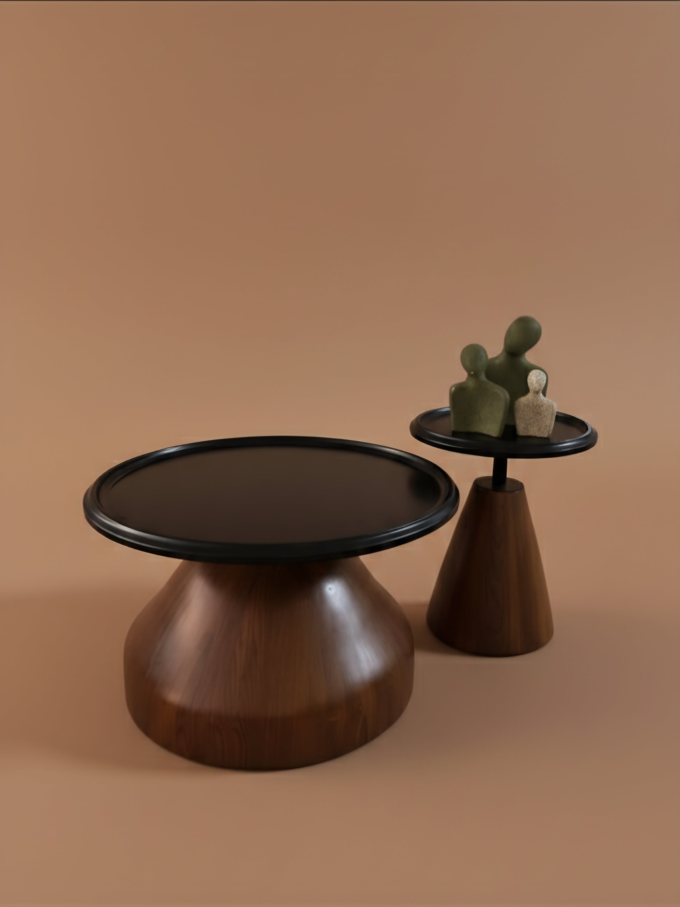 Obsidian coffee table