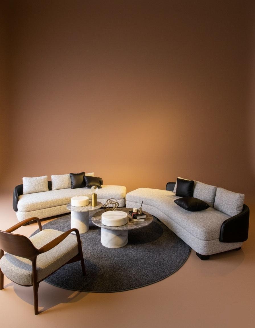 طقم غرفة معيشة من مجموعة لوفت